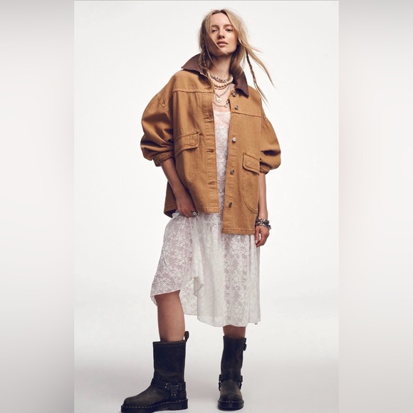 Lemon Denim Jacket NWOT meercat - Picture 2 of 3